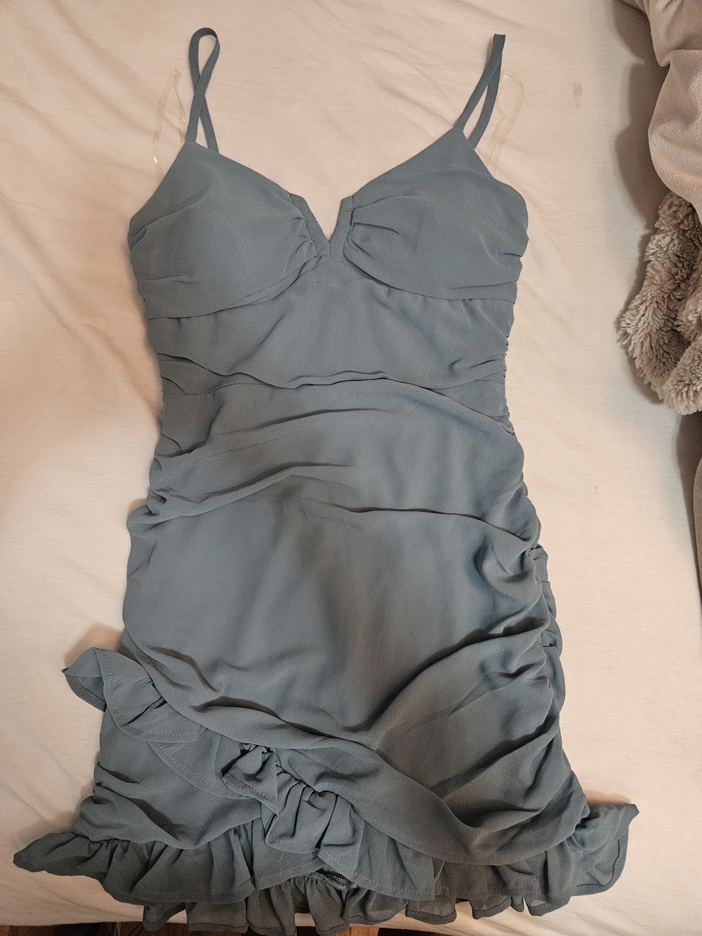 Speechless Light Blue Spaghetti Strap Dress